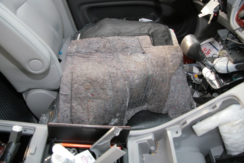 Wet carpet padding
