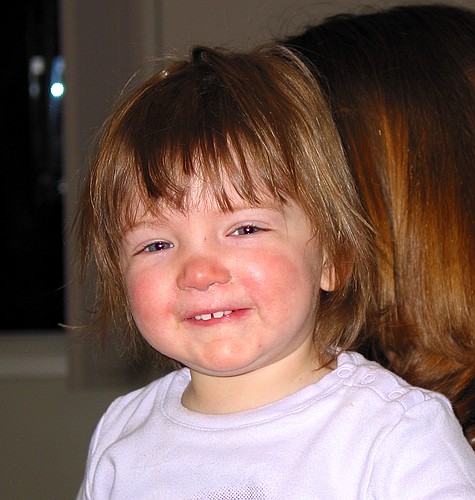 Jay shows off her big smile