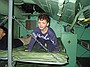 Jennifer checks out a bunk on a World War 2 submarine