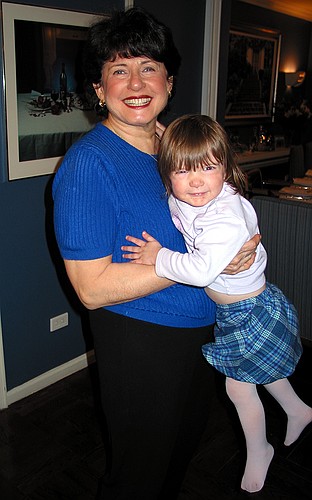 Jay smiles as she begins her escape from Grandma