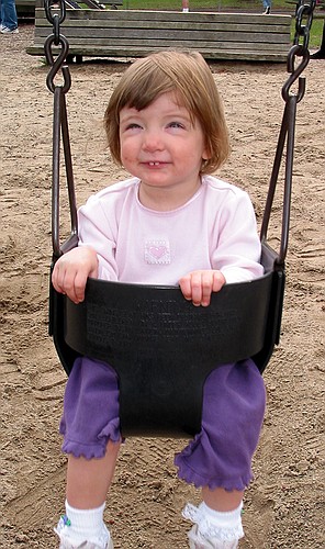 Jay on the swings - Part 1