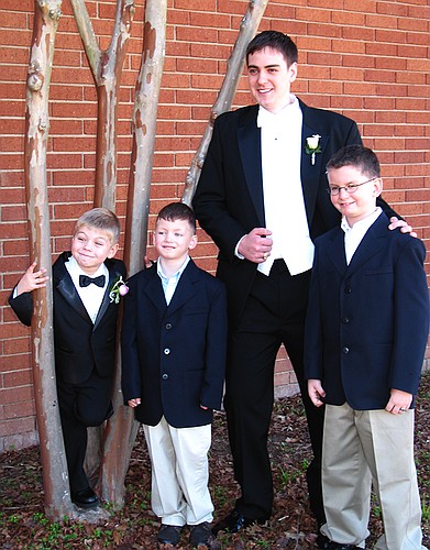 Steve entertains the boys