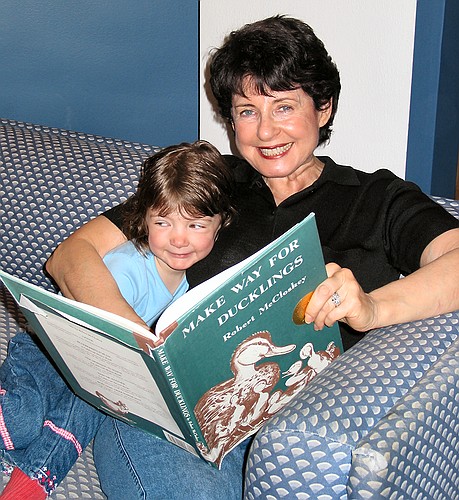 Grandma reads a classic to Jay