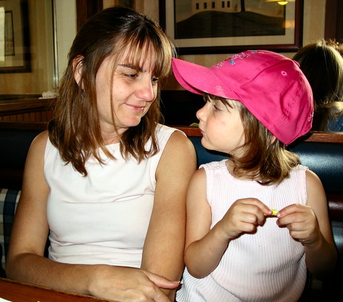 Jay and Shana check each other out at Hershey Park