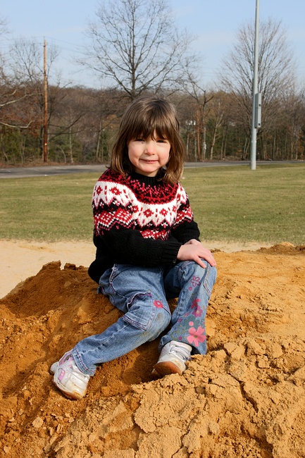 Jay takes a break in the dirt