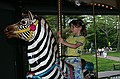Jay rides the Zebra