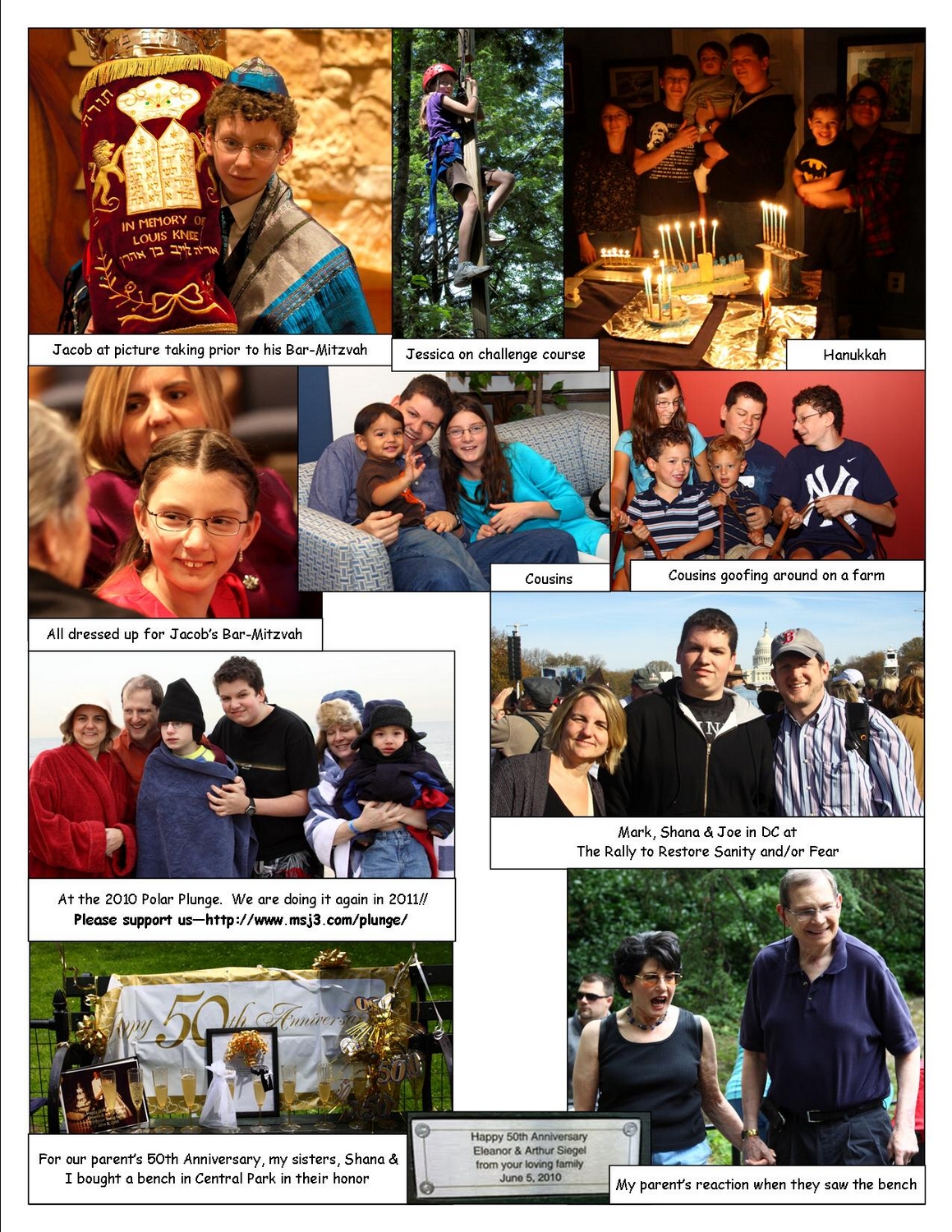 Holiday Card 2010\nback